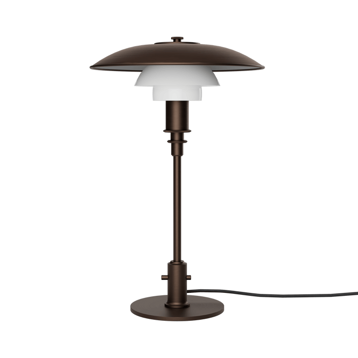PH 3/2 Luna bordlampe - Aged brass-opalglass - Louis Poulsen