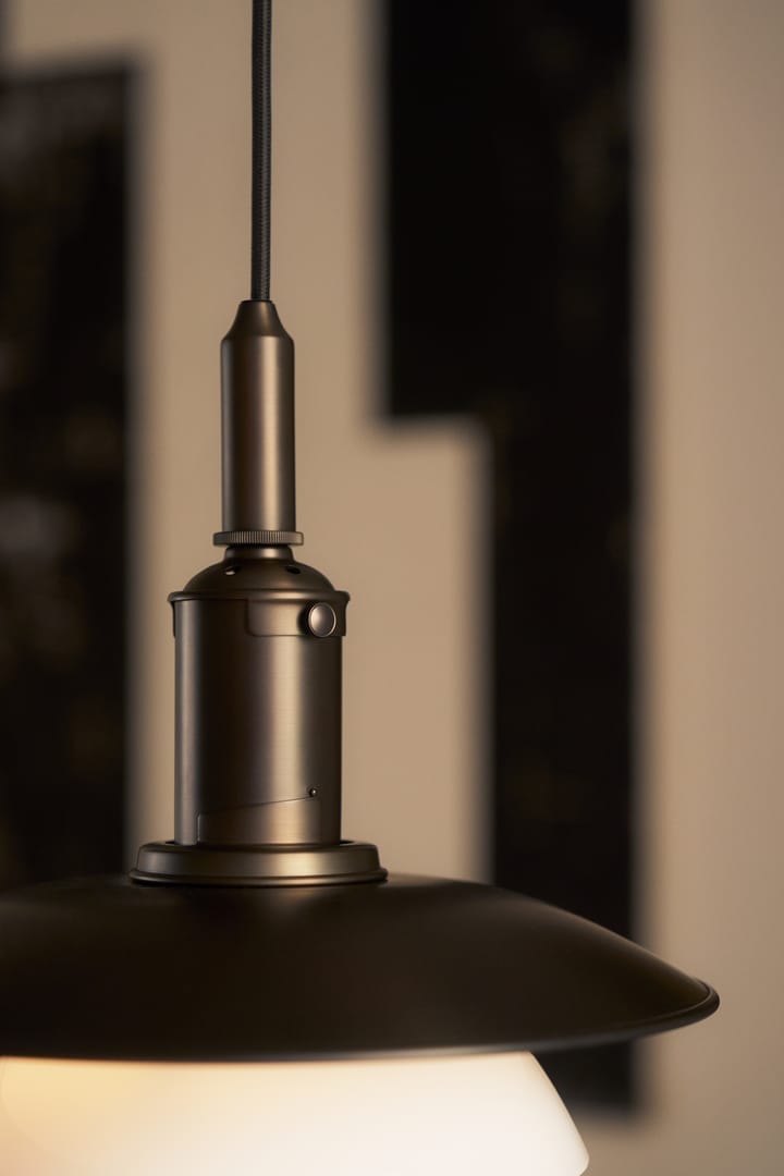 PH 3/3 Luna pendel, Aged brass-opalglass Louis Poulsen