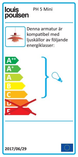 PH 5 MINI pendel - Klassisk hvit - Louis Poulsen