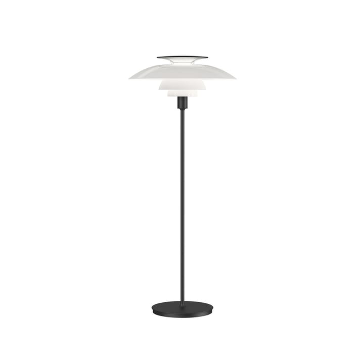 PH 80 gulvlampe dimbar - Svart-hvit opal akryl - Louis Poulsen
