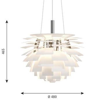 PH Artichoke pendel Ø48 cm - Hvit - Louis Poulsen
