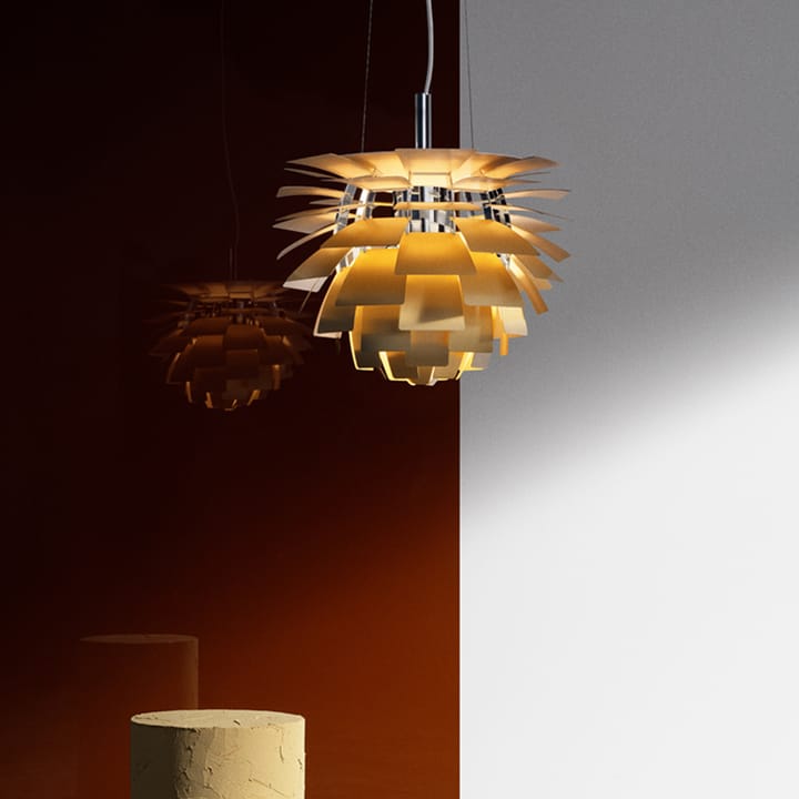 PH Artichoke pendel LED, Børstet stål, Ø48 cm Louis Poulsen