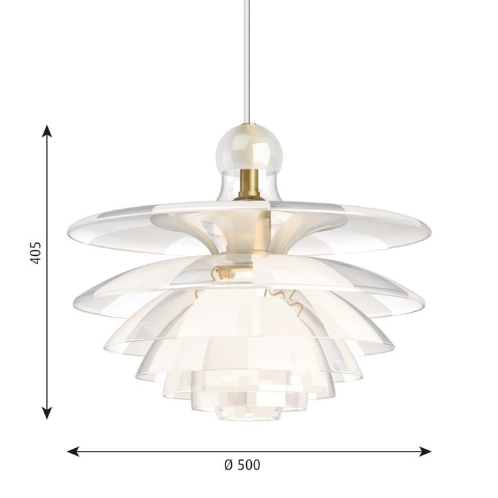 PH Septima pendel Ø50 cm, Glass Louis Poulsen