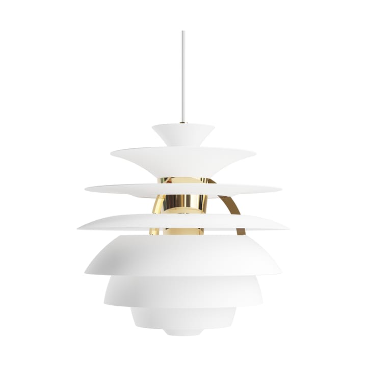 PH Snowball pendel - Soft white-brass - Louis Poulsen