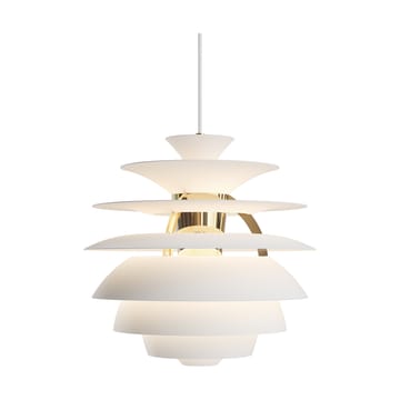 PH Snowball pendel - Soft white-brass - Louis Poulsen