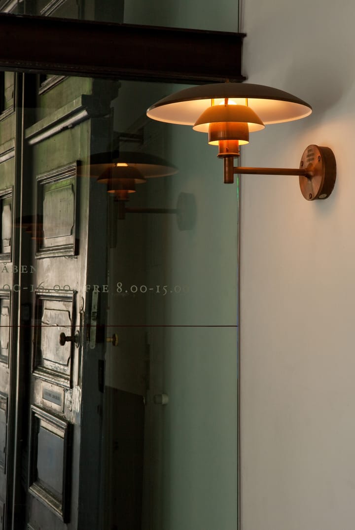 PH vegglampe, Brushed copper Louis Poulsen