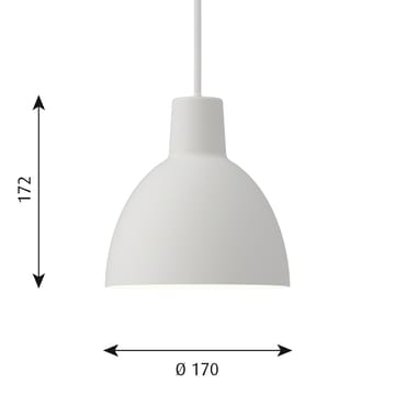 Toldbod 170 pendel - Hvit - Louis Poulsen