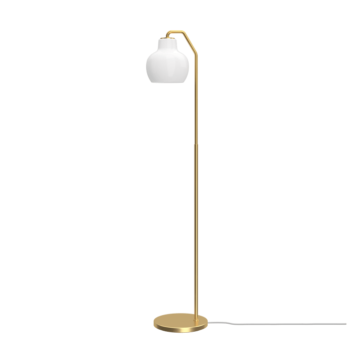 VL Ring Crown gulvlampe - Messing-opalglass - Louis Poulsen