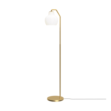 VL Ring Crown gulvlampe - Messing-opalglass - Louis Poulsen