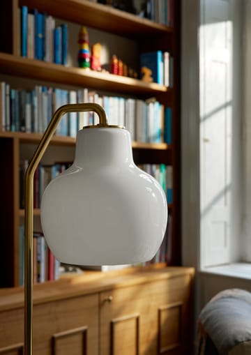VL Ring Crown gulvlampe - Messing-opalglass - Louis Poulsen