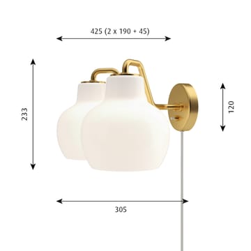 VL Ring Crown vegglampe - 2 - Louis Poulsen