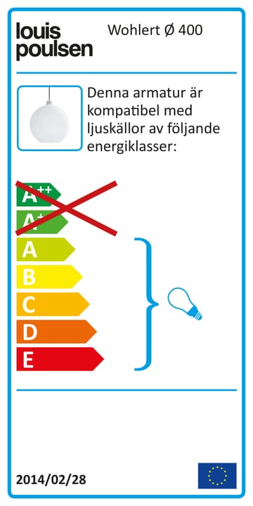 Wohlert pendel Ø40 cm - Hvit opalglass - Louis Poulsen