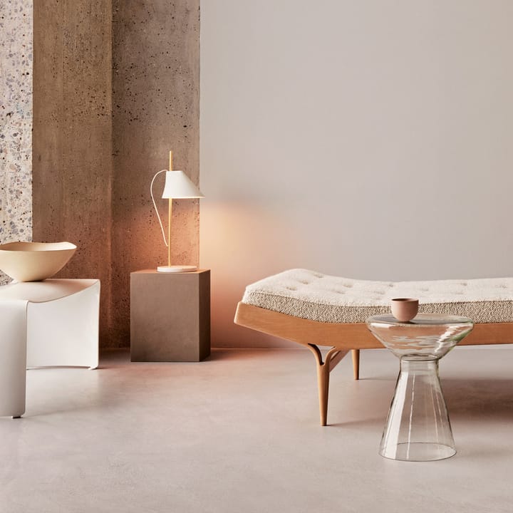 Yuh bordlampe, Hvit-messing Louis Poulsen