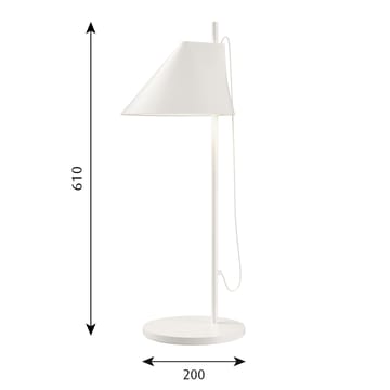 Yuh bordlampe - Hvit - Louis Poulsen
