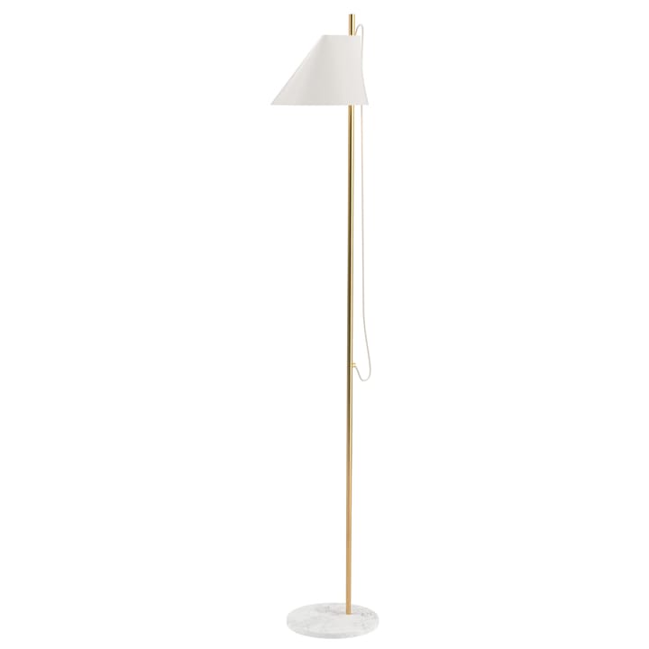 Yuh gulvlampe - Hvit-messing - Louis Poulsen