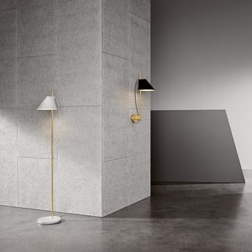 Yuh gulvlampe - Hvit-messing - Louis Poulsen