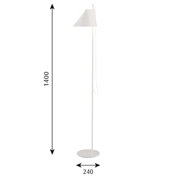Yuh gulvlampe - Hvit - Louis Poulsen