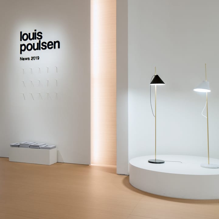 Yuh gulvlampe, Svart-messing Louis Poulsen