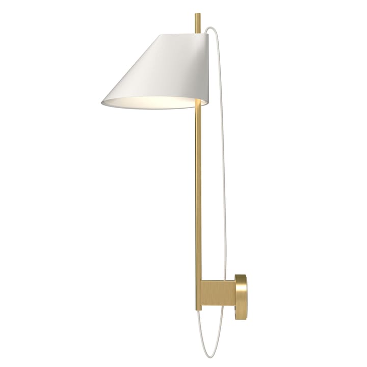 Yuh vegglampe - Hvit-messing - Louis Poulsen