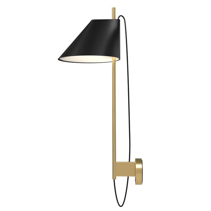 Yuh vegglampe - Svart-messing - Louis Poulsen