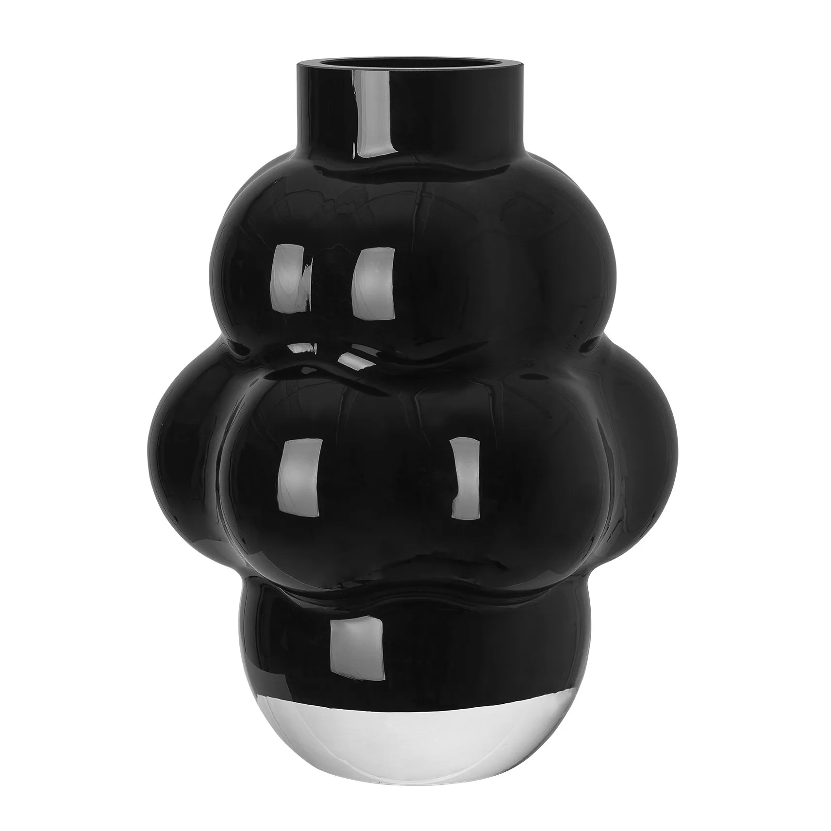 Balloon vase 04 32 cm, Svart Louise Roe
