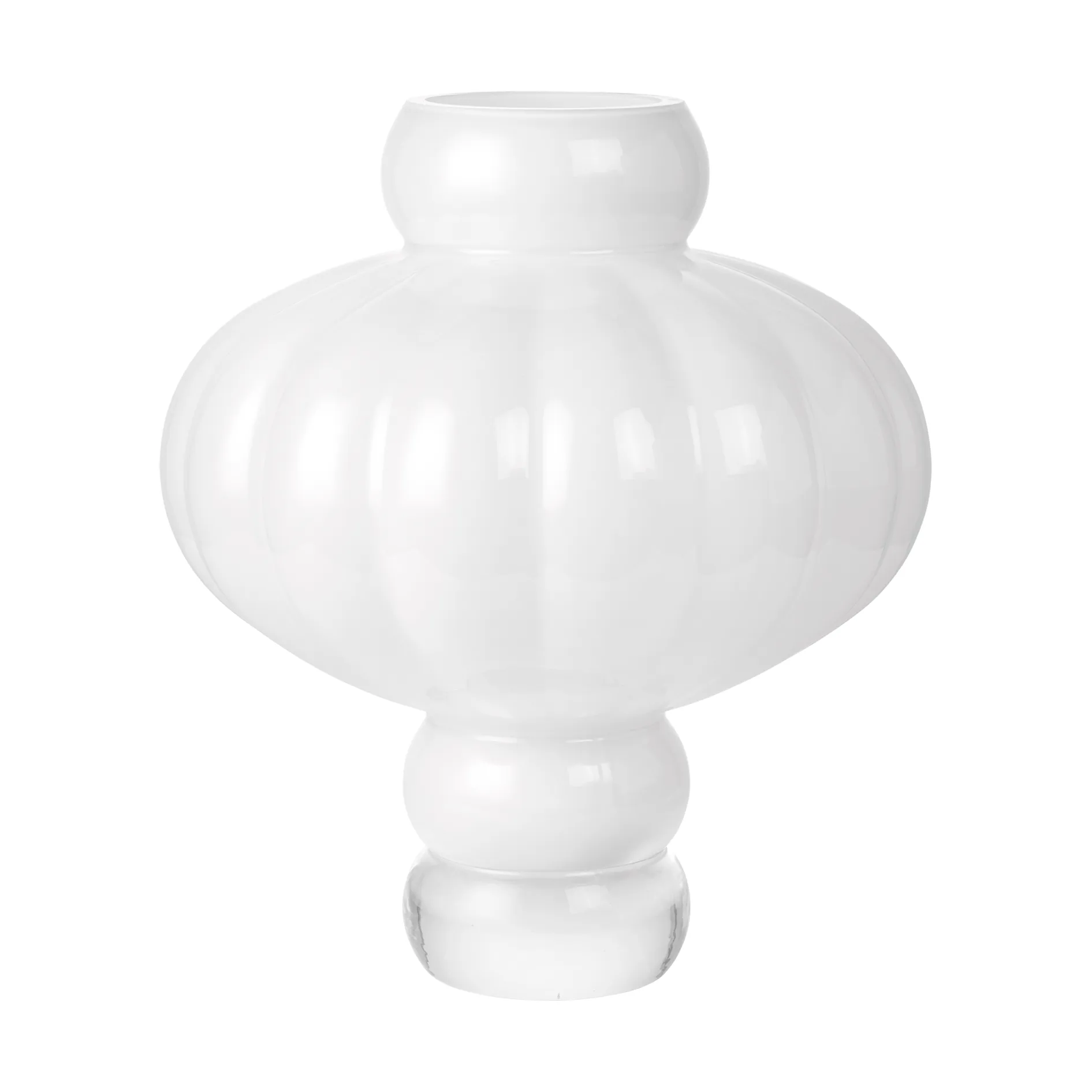 Balloon vase 40 cm, Opal White Louise Roe