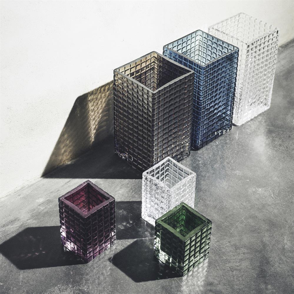 City Hurricane vase, Blå Louise Roe