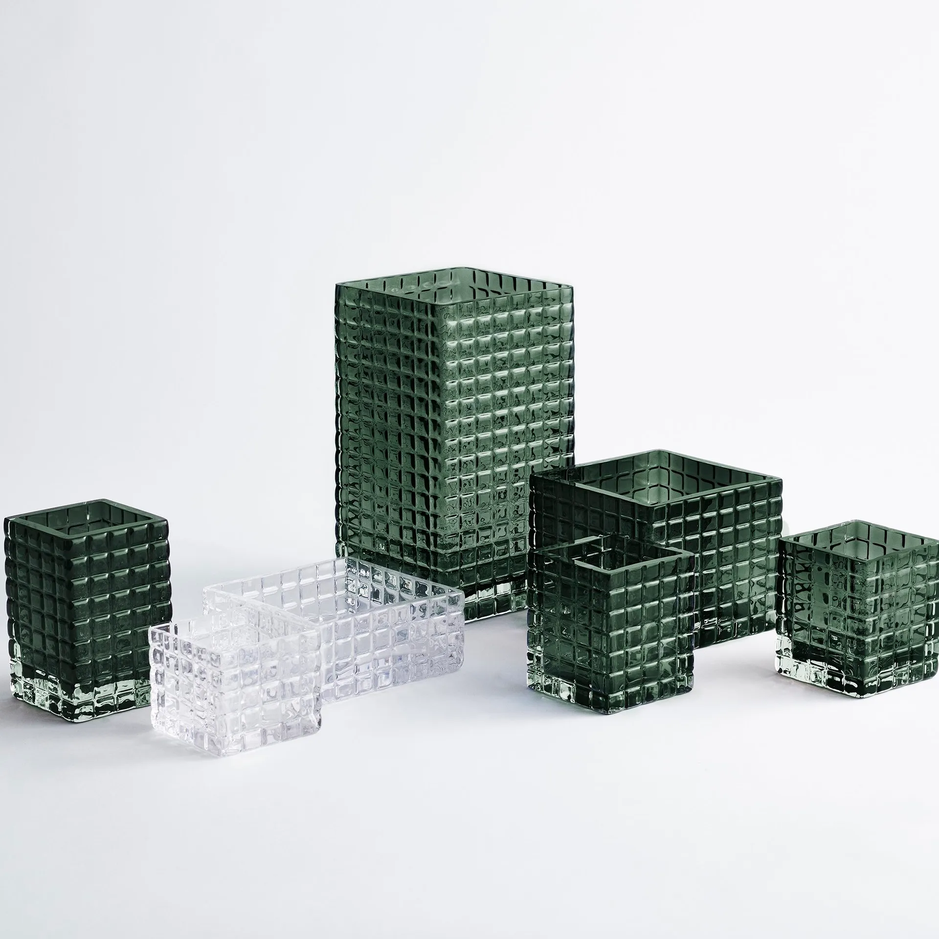 City Hurricane vase, grønn Louise Roe