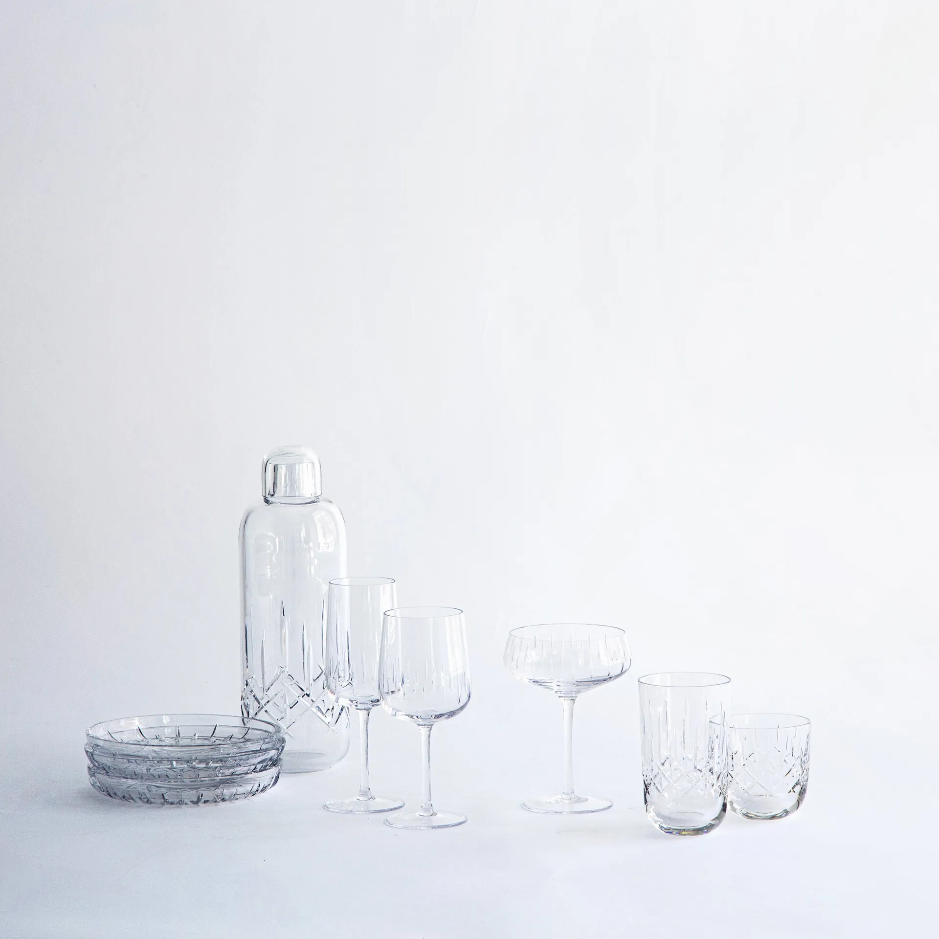 Louise Roe whiskeyglass 30 cl, Klar Louise Roe