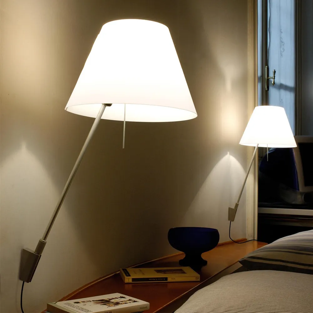 Costanza D13 a vegglampe, white Luceplan
