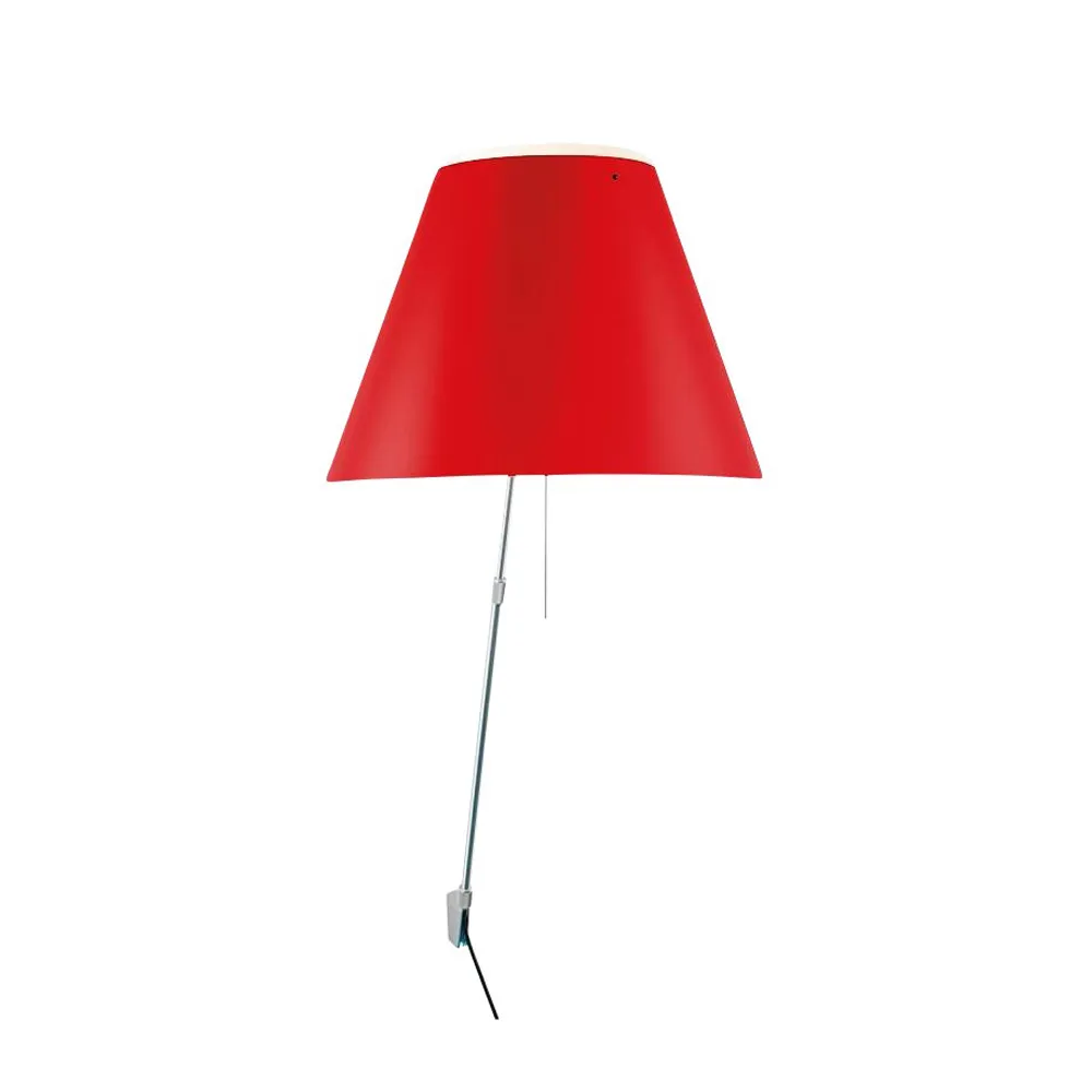 Costanza D13 a.i.f vegglampe, primary red Luceplan