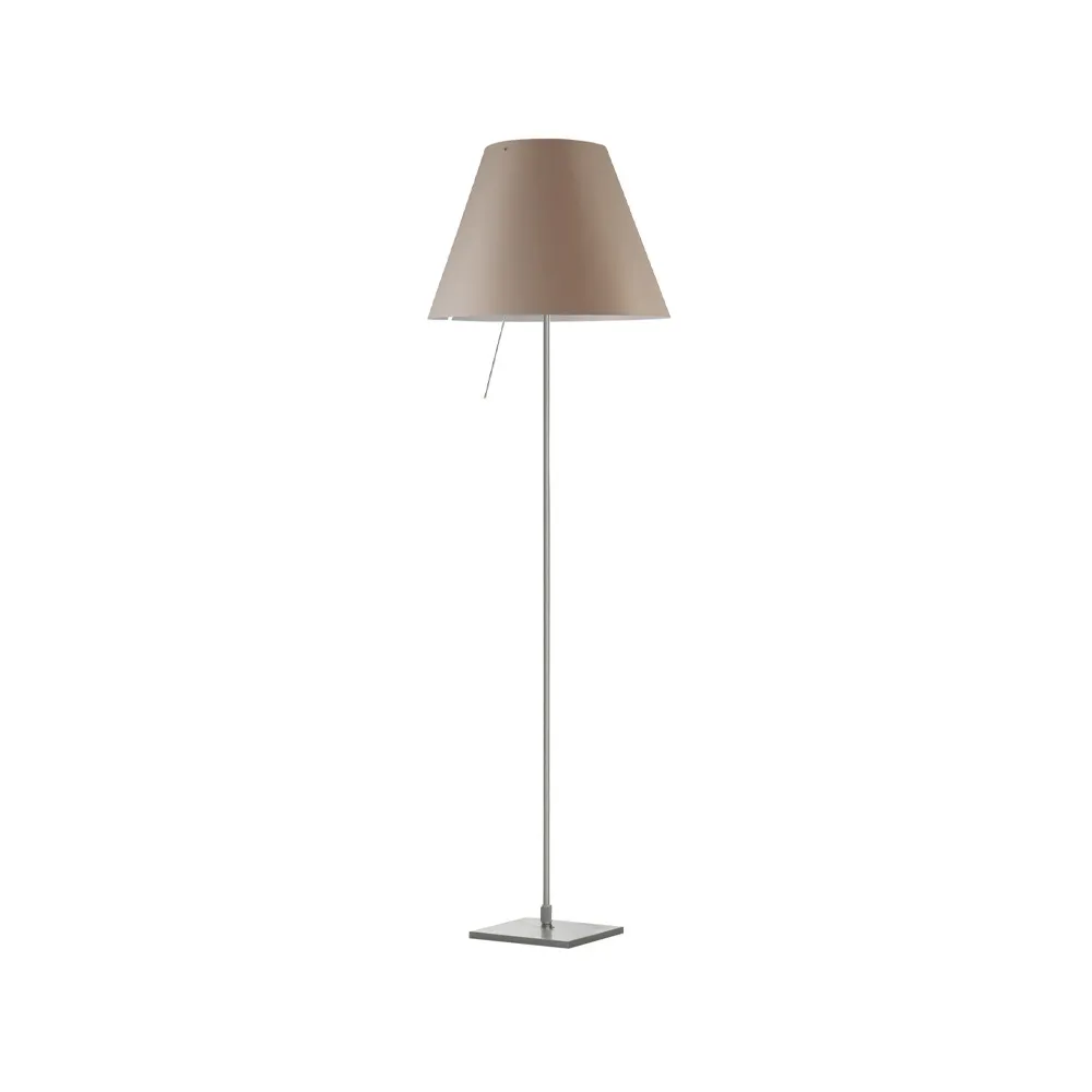 Costanza D13 t.i.f. gulvlampe, shaded stone Luceplan