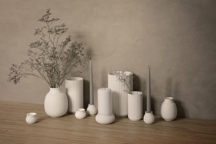 Curve kubbelysestake Ø 11 cm, Hvit Lyngby Porcelæn