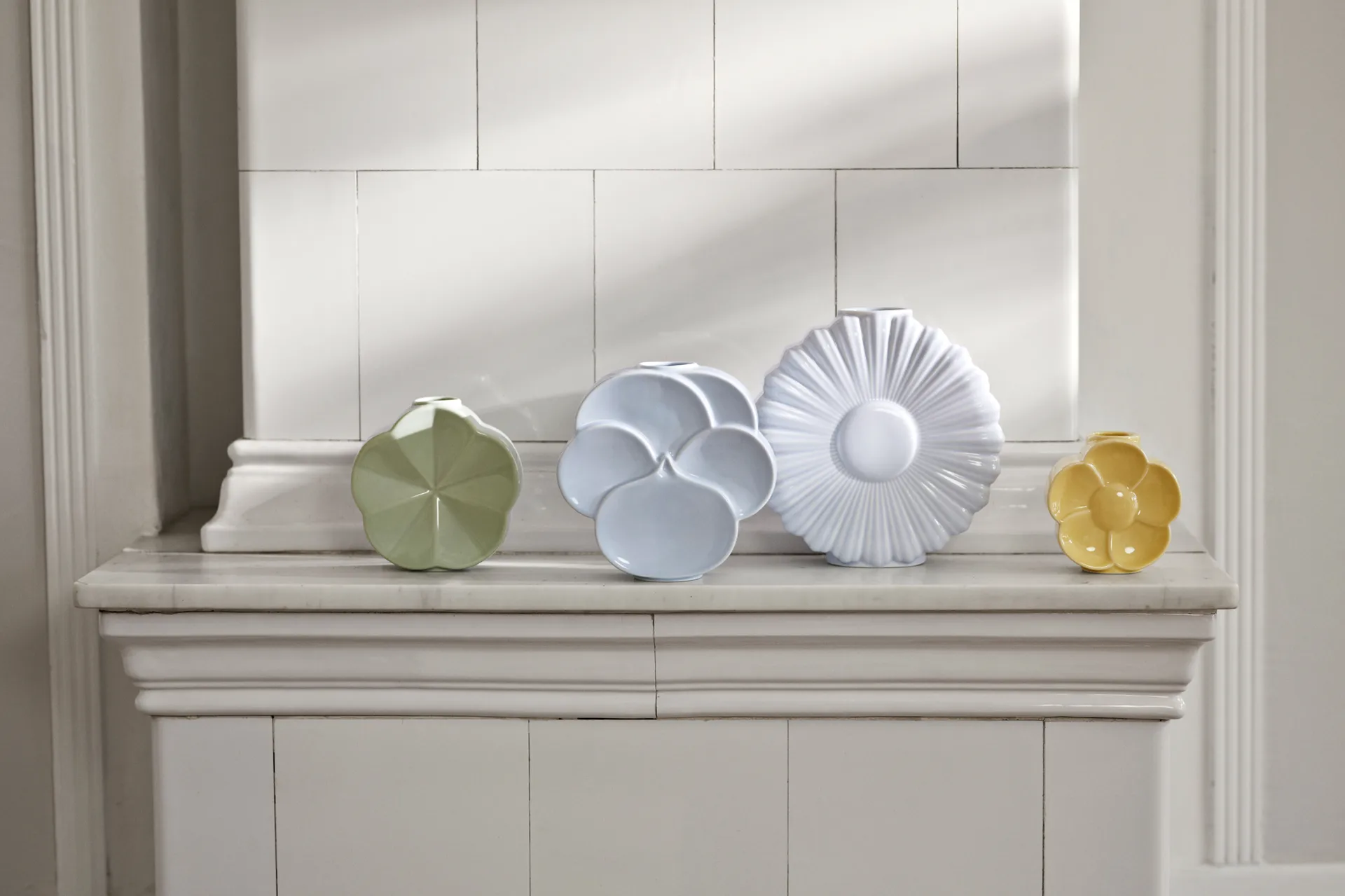 Flower vase, Prestekrage, 21 cm Lyngby Porcelæn