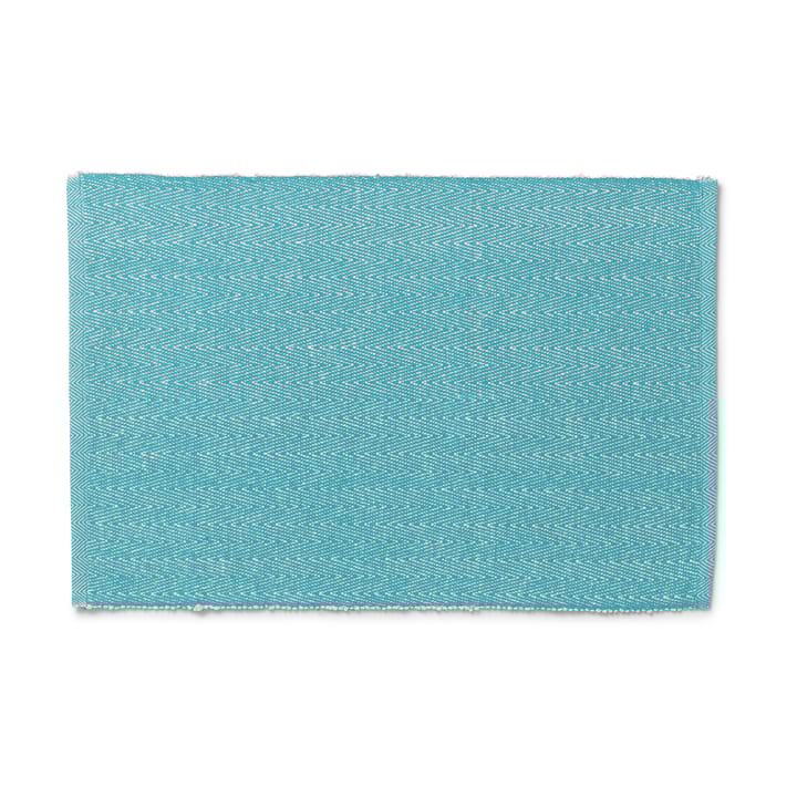Herringbone bordbrikke 30x43 cm - Turkis - Lyngby Porcelæn
