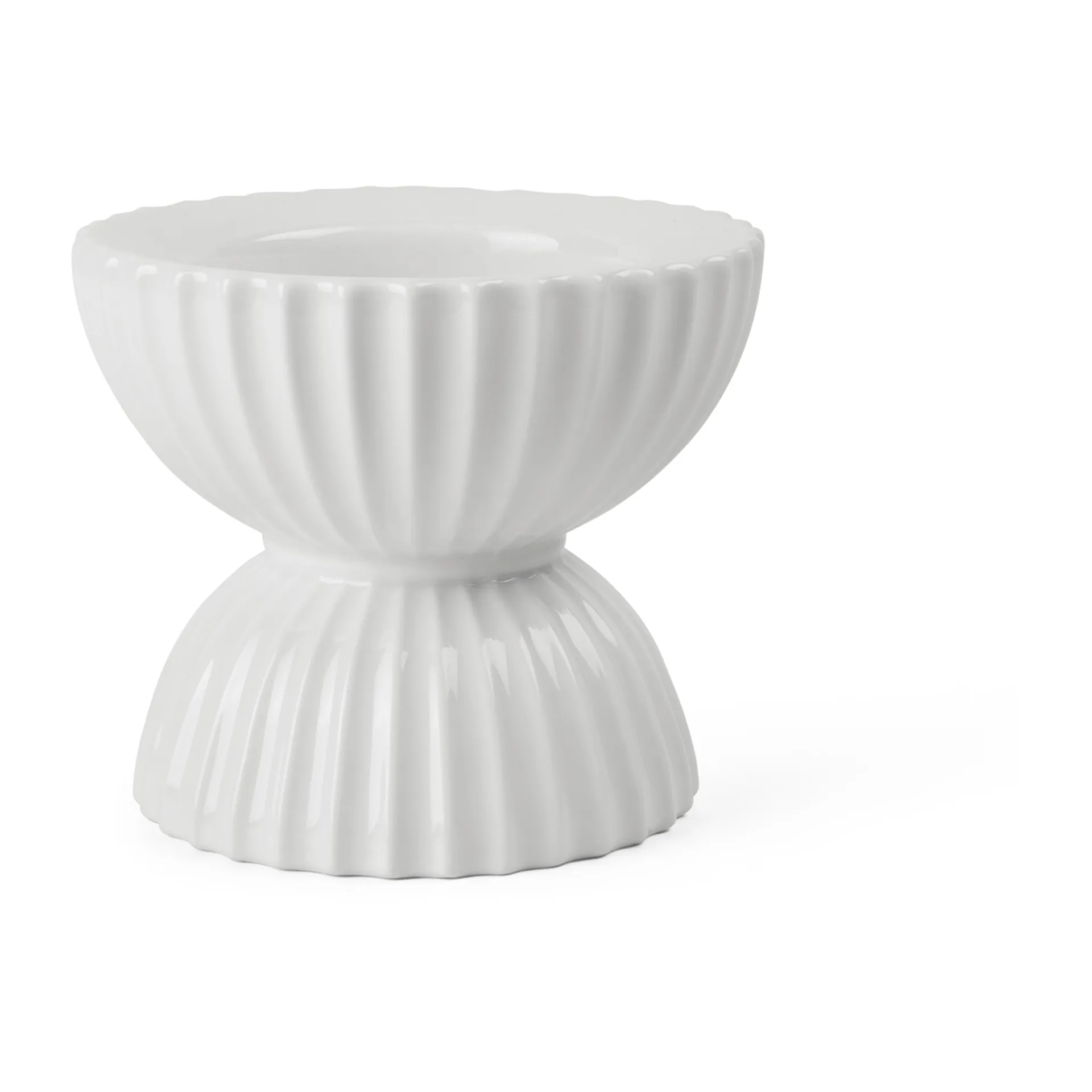 Lyngby Tura kubbelysestake Ø 11,5 cm, Hvit Lyngby Porcelæn