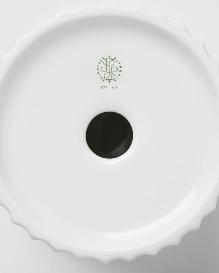 Lyngby Tura kubbelysestake Ø 11,5 cm, Hvit Lyngby Porcelæn