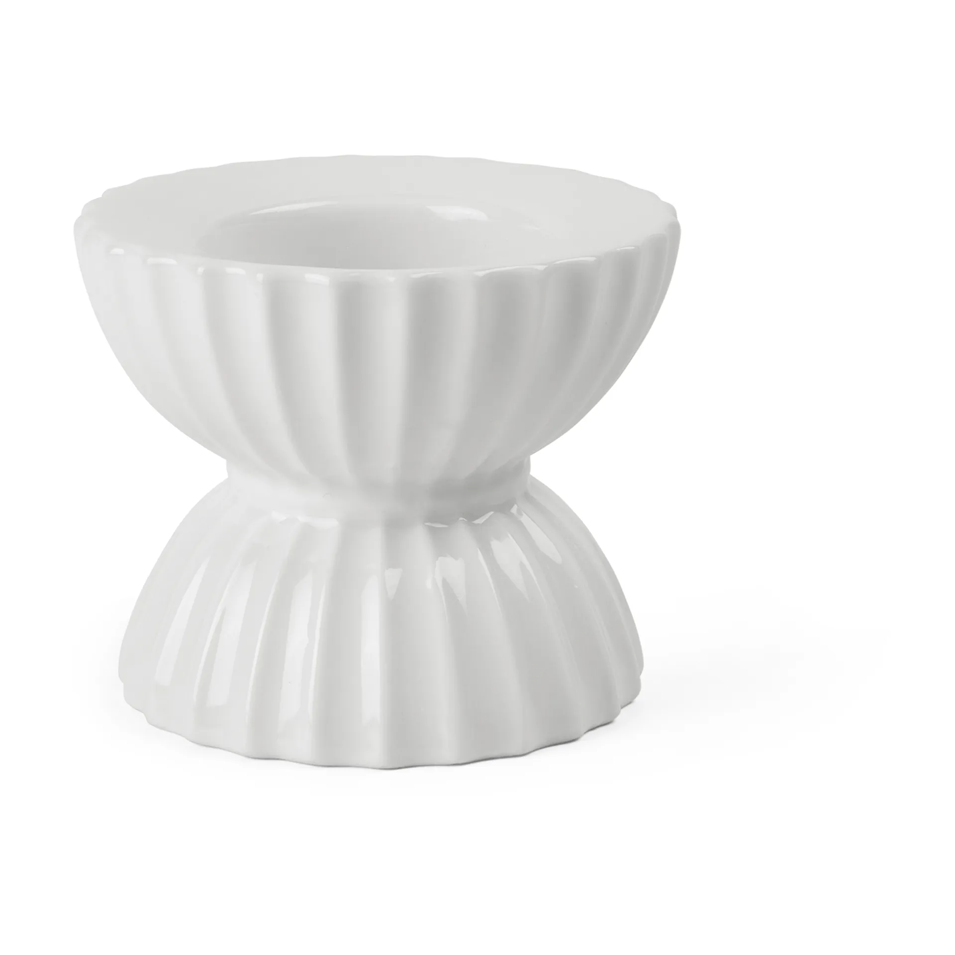 Lyngby Tura telysestake Ø 8 cm, Hvit Lyngby Porcelæn