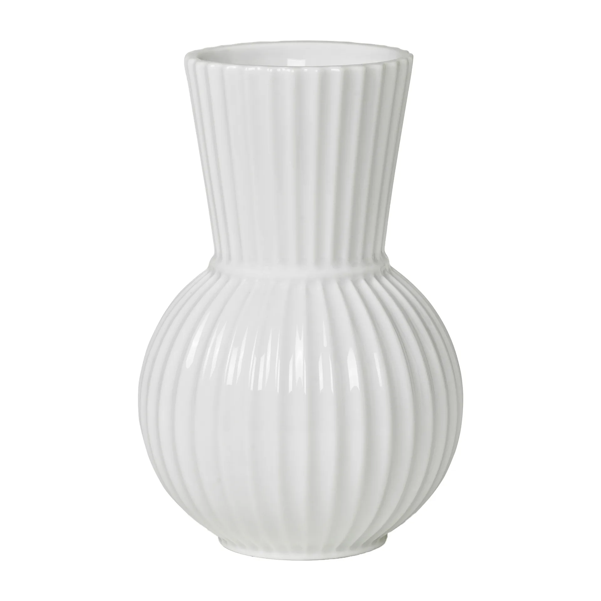 Lyngby Tura vase hvit, 18 cm Lyngby Porcelæn