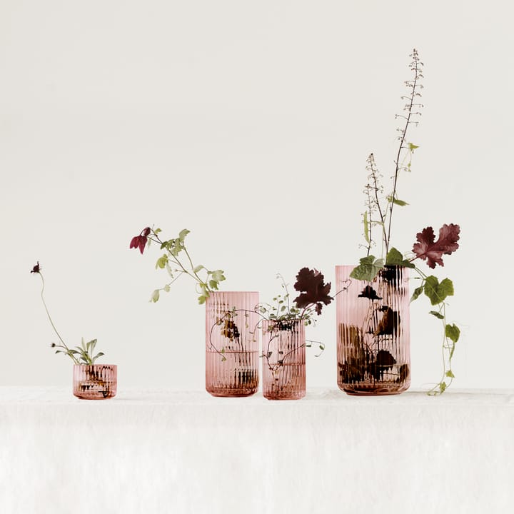 Lyngby vase glass burgunder, 19 cm Lyngby Porcelæn