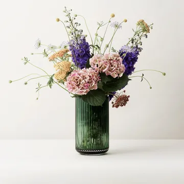Lyngby vase glass Copenhagen grønn - 38 cm - Lyngby Porcelæn