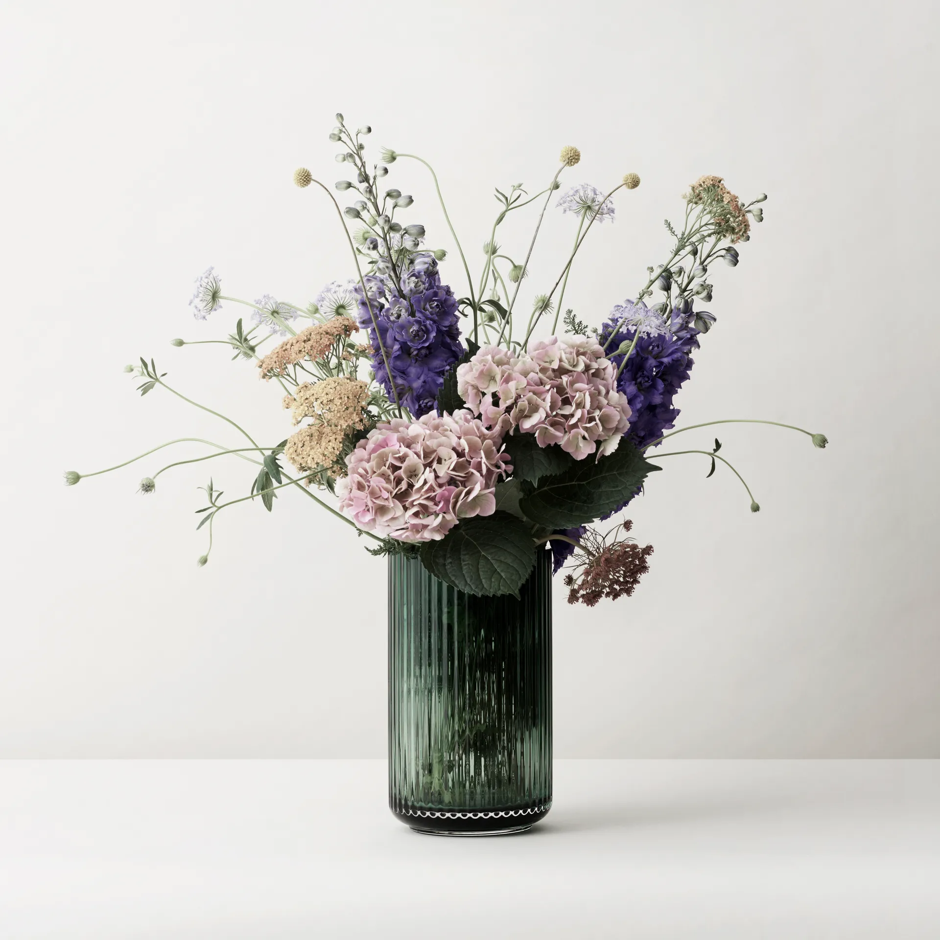 Lyngby vase glass Grønn, 19 cm Lyngby Porcelæn