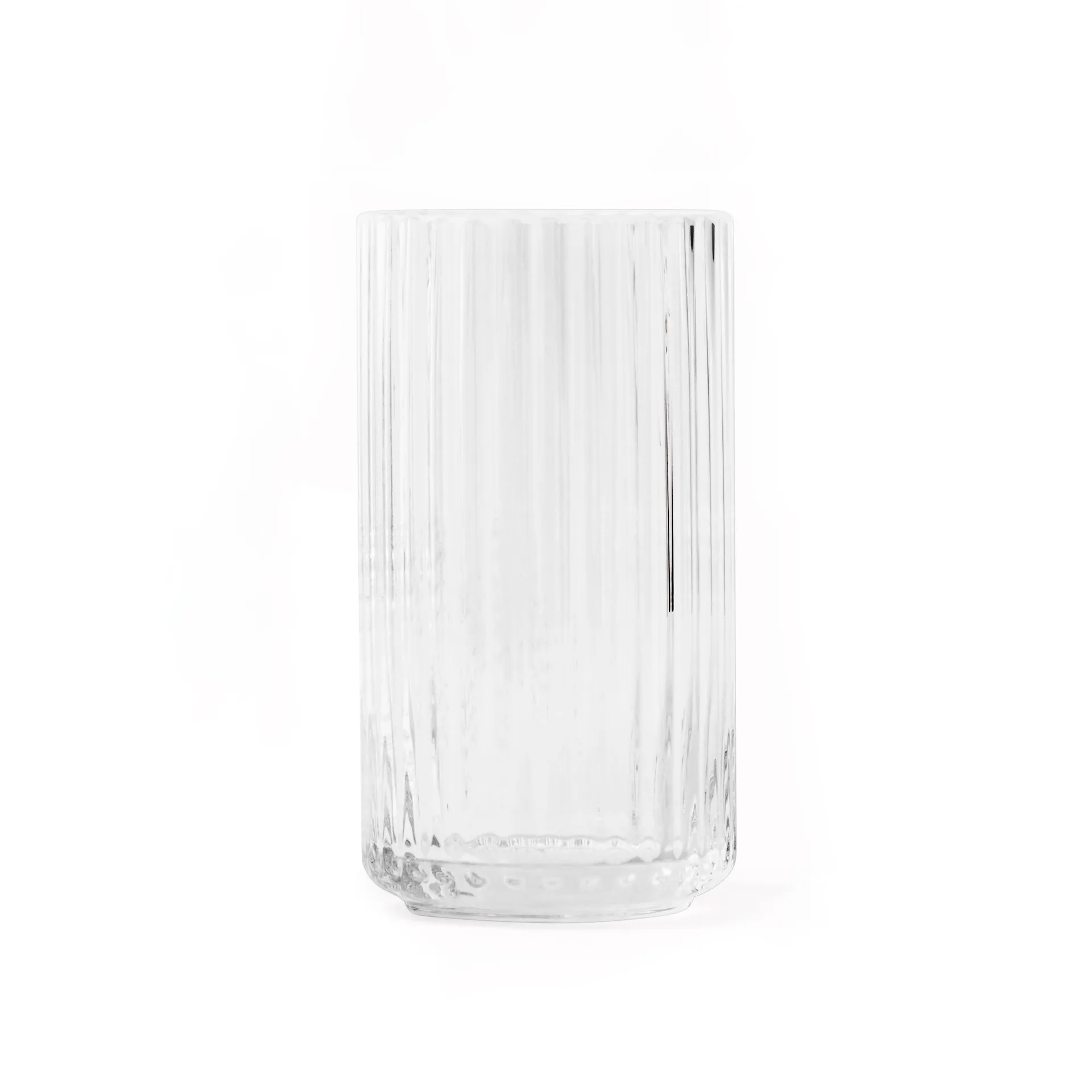 Lyngby vase glass klar, 15 cm Lyngby Porcelæn