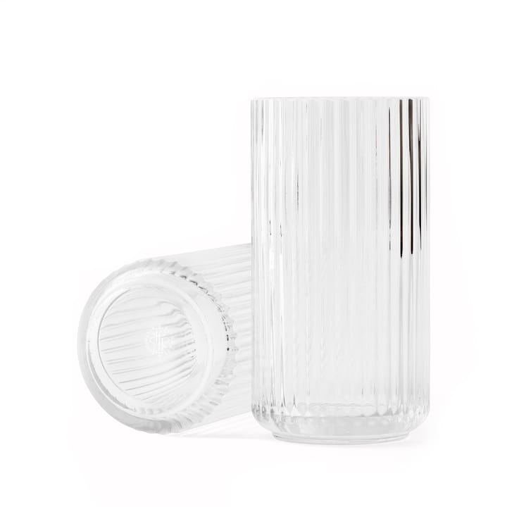 Lyngby vase glass klar, 20 cm Lyngby Porcelæn