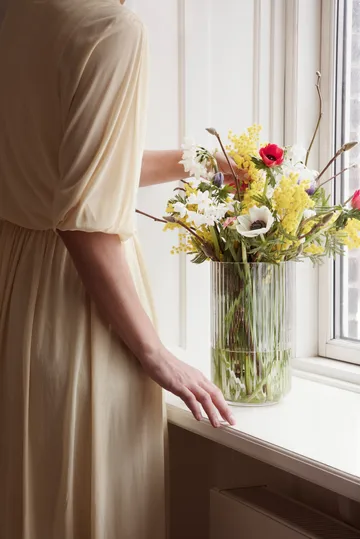 Lyngby vase glass klar - 25 cm - Lyngby Porcelæn