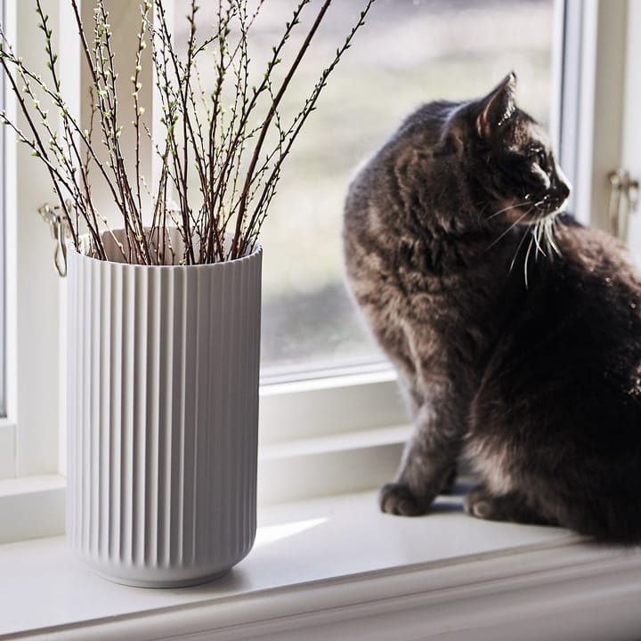 Lyngby vase hvit, 25 cm Lyngby Porcelæn