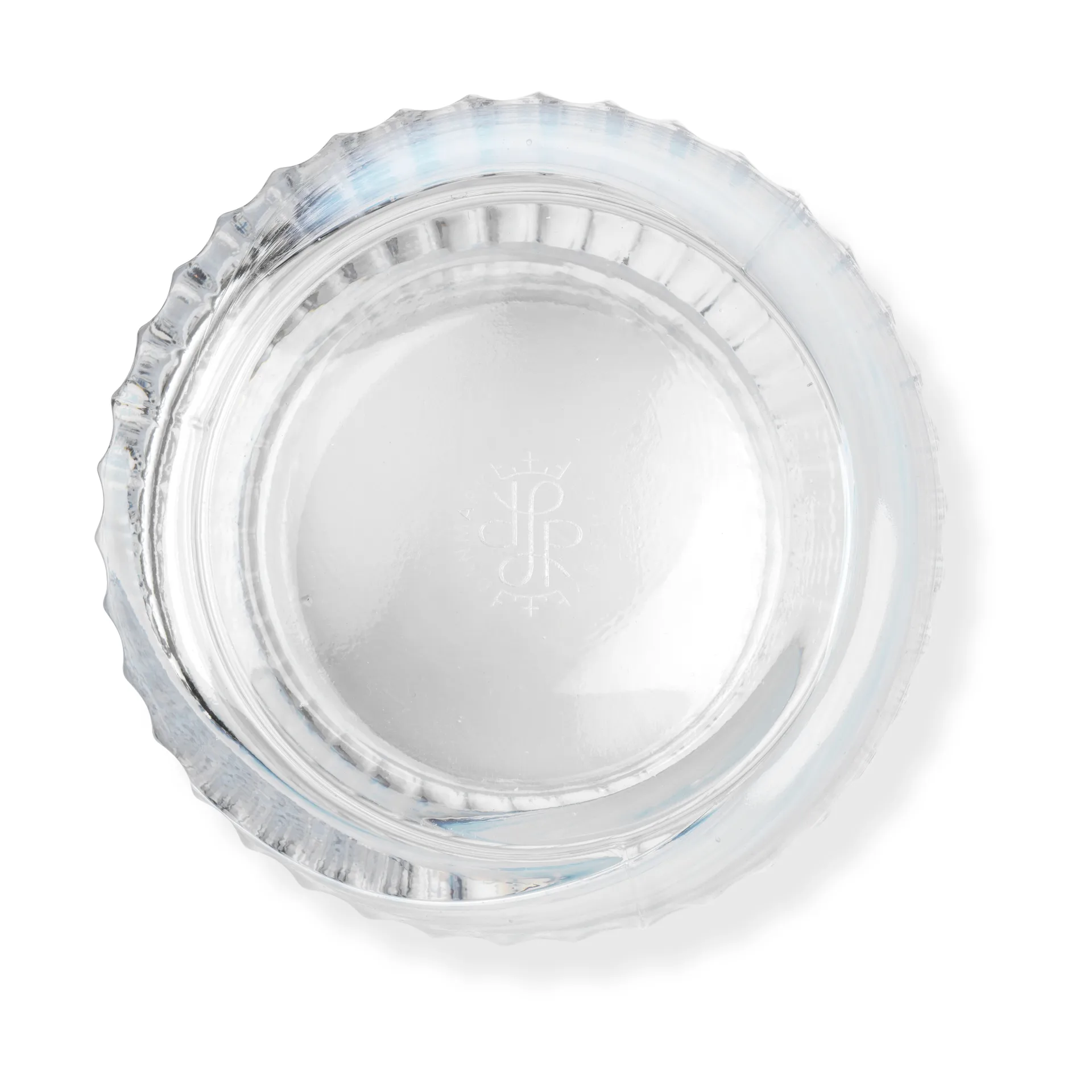 Lyngby Vase, White swirl, 20,5 cm Lyngby Porcelæn