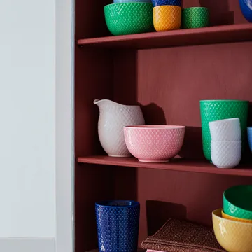 Rhombe eggeglass Ø 5 cm - Grønn - Lyngby Porcelæn