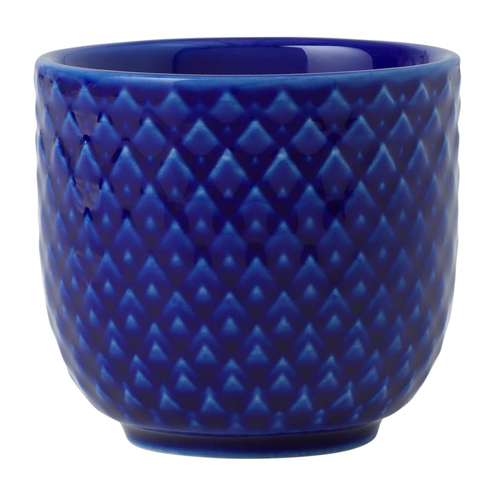 Rhombe eggeglass Ø 5 cm - Mørkeblå - Lyngby Porcelæn