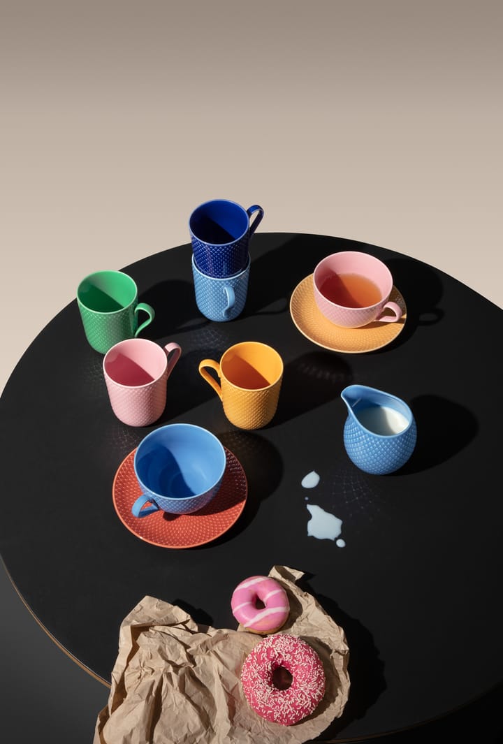 Rhombe kopp med hank 33 cl, Grønn Lyngby Porcelæn